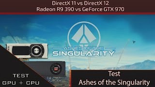 DirectX 12 vs DirectX 11  test w Ashes of the Singularity [upl. by Larred]