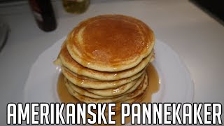 HJEMMELAGDE AMERIKANSKE PANNEKAKER [upl. by Llewsor565]