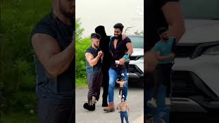 Pawan sahu vs manish sahu power desi gym fitness shortsfeed shorts [upl. by Adoree]