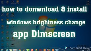 How to download amp install DimScreen On PC Windows 10 7 8  Dim Screen On Laptop easily [upl. by Nellda]