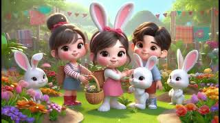 Garden of Bunnies  Cartoon Nursery Kids Music  Rhymes Songs with Lyrics [upl. by Silvia]