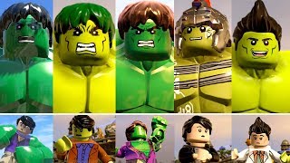 LEGO Marvel Hulk Transformations in LEGO Marvel PC Games [upl. by Aisyat204]