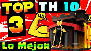 MEJOR EJÉRCITO Ayuntamiento 10  MEJORES ATAQUES de GUERRA  Ejércitos para TH10 CLASH OF CLANS [upl. by Lehteb]