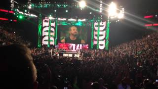 DIAMOND DALLAS PAGE ENTRANCE AT ROYAL RUMBLE 2015 [upl. by Hoffert]