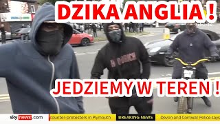 ZAMIESZKI W ANGLII CO DZIEJE SIE W TYM DZIKIM KRAJU Wyjazd w teren anglia southport zamieszki [upl. by Notsle]