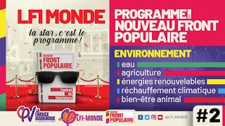 2 Environnement  Agriculture  Le programme du Nouveau Front Populaire [upl. by Saimon]