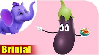 Brinjal  Vegetable Rhyme for Children [upl. by Nilo]