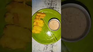 Evening snacks recipe  pazham pori amp tea 💛💚😋😋🥰🥰 [upl. by Iilek]