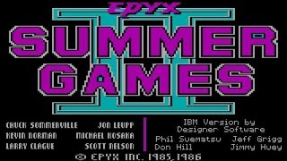 Summer Games 2 gameplay PC Game 1986 [upl. by Nahte898]