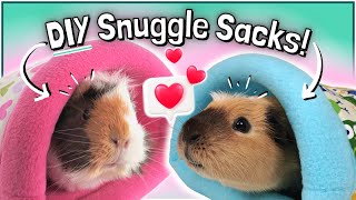 How to Make Your Own Guinea Pig Snuggle Sacks Tutorial and Sewing Pattern [upl. by Neille961]