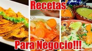 Tres Recetas para Negocio [upl. by Igig417]