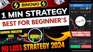 Binomo Best 1 Min Strategy 2024  Binomo No Loss Strategy  Binomo Trading  Binomo Strategy 🔥 [upl. by Alegnatal]