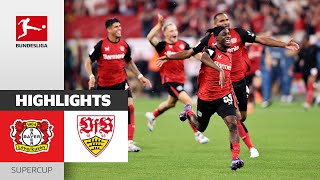 New Season Same Leverkusen  Bayer Leverkusen  VfB Stuttgart 43 P  Long Highlights  Supercup [upl. by Nyberg]