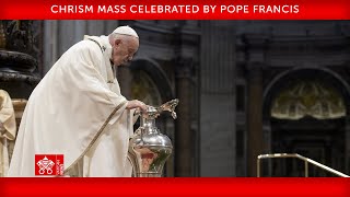 28 March 2024 Chrism Mass  Pope Francis [upl. by Pansy]