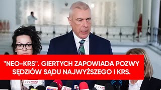 Giertych ostro o sędziach powołanych przez quotneoKRSquot Zapowiada pozew [upl. by Greenquist]