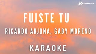 Ricardo Arjona Gaby Moreno  Fuiste Tu Karaoke  Instrumental [upl. by Thomasine]