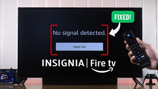 Fix Insignia Fire TV HDMI Not Working Not Recognizing [upl. by Acinoed]