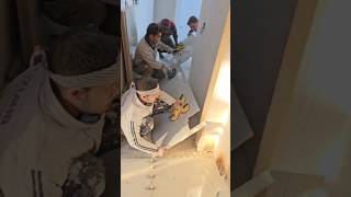 ceramic marble tile بلاط سيراميك ترکیب بورسلين floor construction youtubeshorts shorts [upl. by Eicats155]