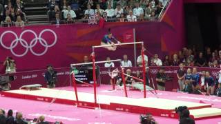 London 2012 Olympics Gymnastics  Beth Tweddle on the Uneven Bars for Team GB [upl. by Troxell]