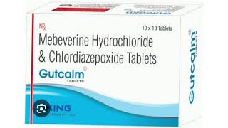 Gutcalm TABLETS Mebeverine Hydrochloride amp Chlordiazepoxide Tablets [upl. by Merritt50]