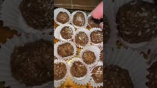 Dolcetti cocco e nutella senza cottura ricettaveloce dolciveloci dolcetti mangiarebene [upl. by Ellesig]