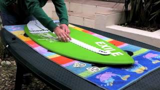 How to apply traction to your new skimboard [upl. by Enitsua]