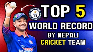 5 Cricket World Records Nepal broke  नेपाल क्रिकेटका कीर्तिमान nepalicricket [upl. by Jude]