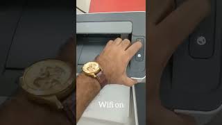 How to connect HP LaserJet 108w printer to mobile phone wifi  HP connect plugin  HP hpprinter [upl. by Cotter]