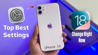 iOS 18 on iPhone 11  iOS 18 Top Best Settings for iPhone 11 [upl. by Hawk]