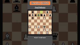 Amazing attack Adolf Anderssen chess [upl. by Nikkie]