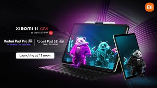 Experience Innovation with RedmiPadPro5G RedmiPadSE4G and Xiaomi14CIVI LE PandaDesign [upl. by Boorman]