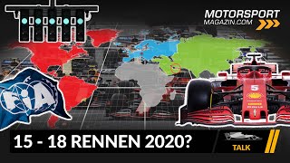 Formel 1 Kalender 2020 Saisonstart in Österreich 1518 Rennen [upl. by Ihteerp457]