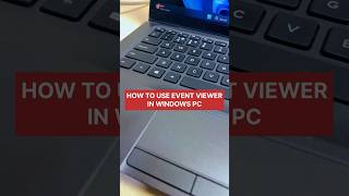 How to use EVENT VIEWER in windows PC pctips shorts [upl. by Aissenav]