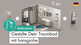 Gestalte Dein Traumbad mit hansgrohe [upl. by Yentihw296]