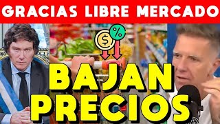 BAJAN PRECIOS 🚨 MILEI TENÍA RAZÓN 💪 GRACIAS LIBRE MERCADO COMPETENCIA REDUCEN COSTOS [upl. by Feliza]