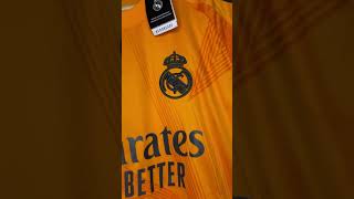 UNBOXING CAMISA REAL MADRID LARANJADA importação review realmadrid [upl. by Salta]