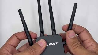 NEWFAST Repetidor WiFi 1200Mbps Amplificador Señal WiFi Dual [upl. by Barton]