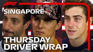 Thursday Drivers Wrap  2024 Singapore Grand Prix [upl. by Nich]