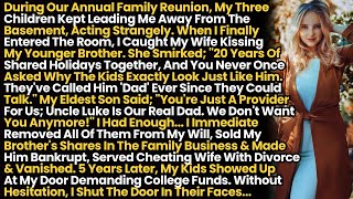 I Served My Cheating Wife With Divorce Removed All My Kids From My Will amp Sold My Brothers Shares [upl. by Akehsal]