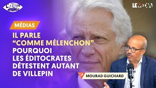 quotIL PARLE COMME MÉLENCHONquot  POURQUOI LES ÉDITOCRATES DÉTESTENT DE VILLEPIN [upl. by Klump]