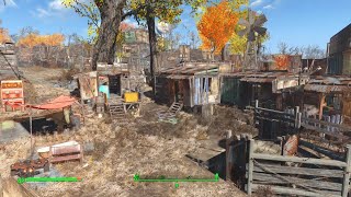 Fallout 4 Abernathys Wasteland Settlement Grounds tour PC modded [upl. by Auqinahc]