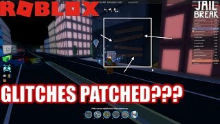 Roblox JailBreak Glitches PATCHED  New Jailbreak Update [upl. by Teerprug]