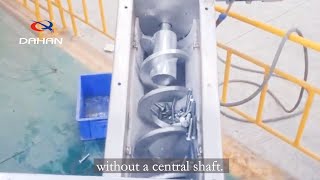 Small Shaftless Screw Conveyor [upl. by Enellek361]