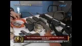 24 Oras Mga hinihinalang kuta ng gunforhire group sinalakay [upl. by Fonseca]