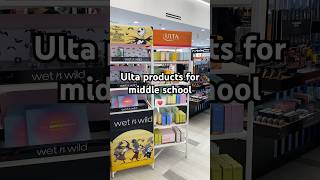 Ulta favs for middle school✏️ ultabeauty ultahaul beautyshorts beauty skincare backtoschool [upl. by Hsac]