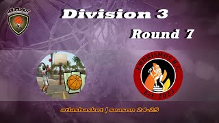 Atlasbasket  Div 3Round 7  SAN ANDREAS vs ΕΜΠRISMOS [upl. by Ylluz]