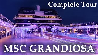 MSC GRANDIOSA  ship tour 2022 [upl. by Adur319]