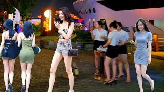 Vietnam Nightlife  Exciting Night Walking Tour in Da Nang [upl. by Nelyahs]