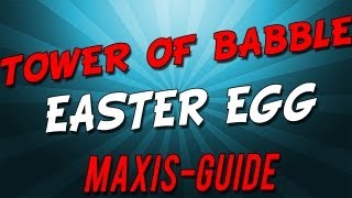 Easter Egg BO2 Zombie Tranzit Full Maxis Tower of Babble GUIDE [upl. by Yahska707]