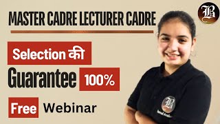 Master Cadre Lecturer Cadre Coaching  Free Webinar  Online Batch  Bansal Academy [upl. by Clemence]